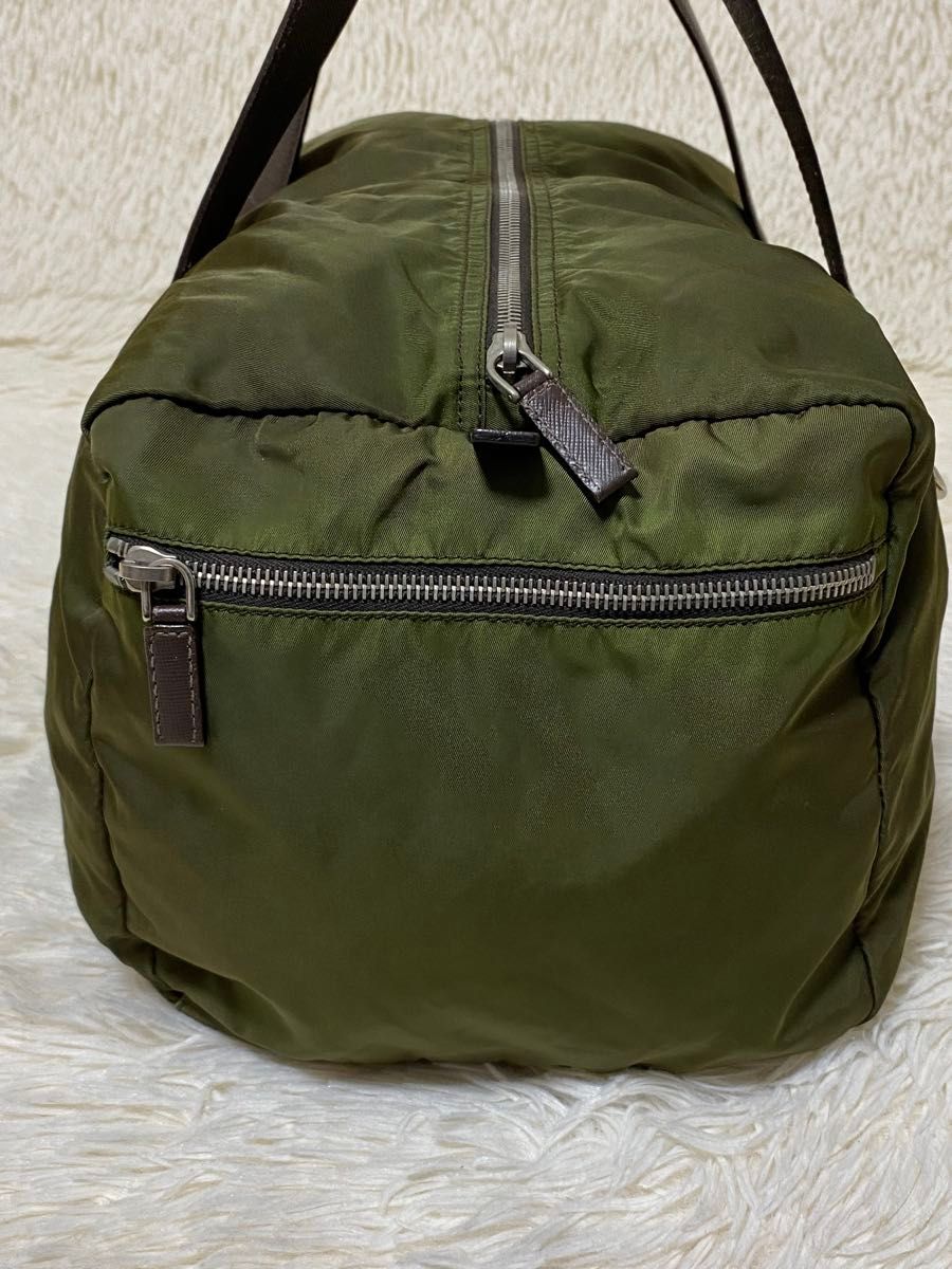 PRADA プラダ ミニボストンバッグ ハンドバッグ オリーブ PRADA プラダ ミニボストンバッグ ハンドバッグ オリーブ
