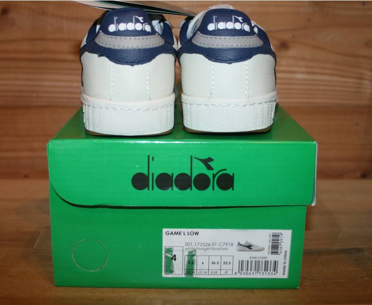 送料無料/新品★ 人気のコートタイプ レザースニーカー DIADORA GAME L LOW (ディアドラ) _画像3