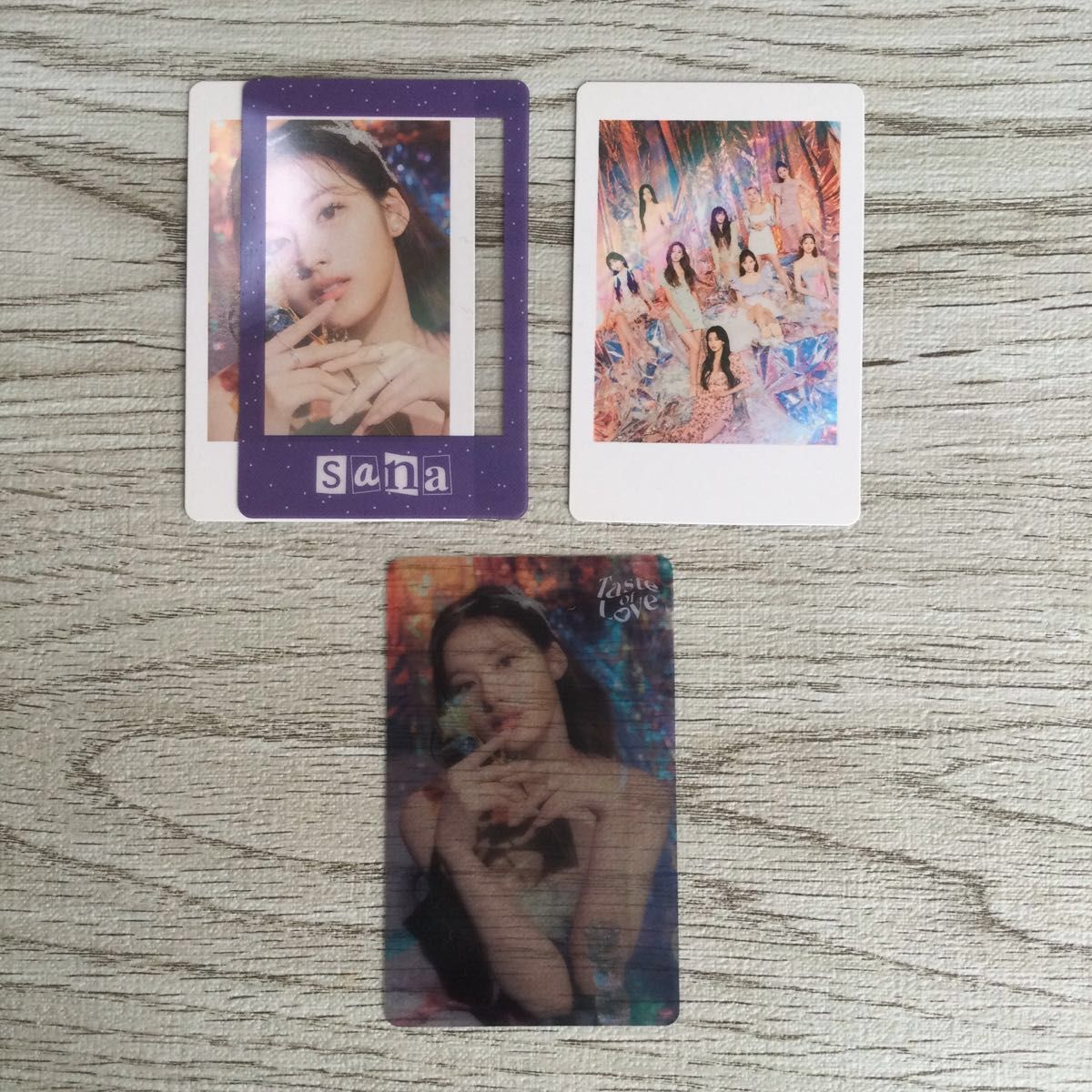 twice サナ taste of love トレカ sana フォトカード 特典 twice サナ taste of love トレカ sana フォトカード 特典
