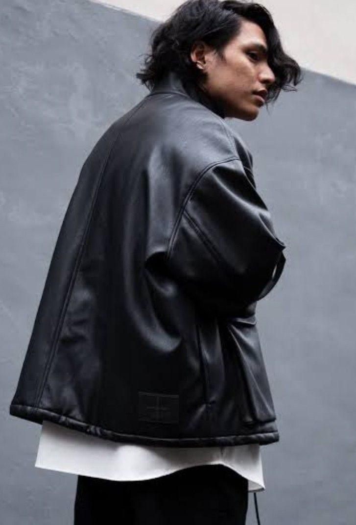 PRY シュウト フェイクレザージャケット Leather BDU Jacket - 1 PRY シュウト フェイクレザージャケット Leather BDU Jacket - 1