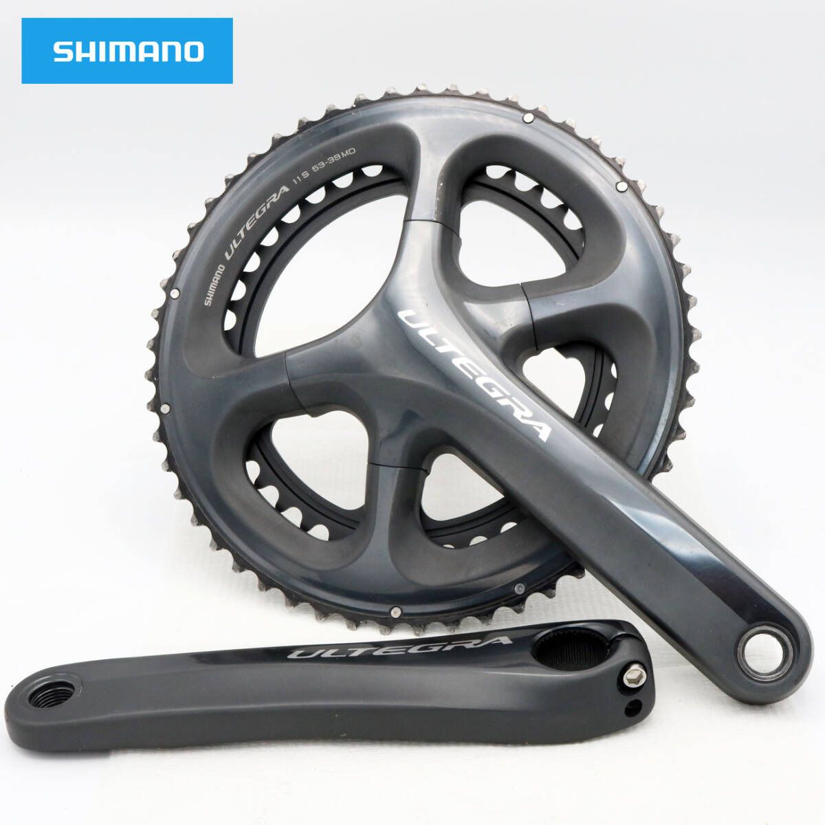 送料無料 SHIMANO ULTEGRA FC-6800 Crankset 53/39T(2x11S)170mm シマノ アルテグラ クランクセット 53-39T ロードバイク/グラベルバイク