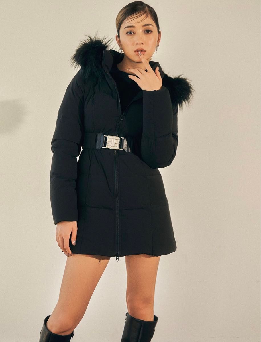 お値下げ不可 GYDA GYGYベルト付きロングダウンコート 新品未 お値下げ不可 GYDA GYGYベルト付きロングダウンコート 新品未