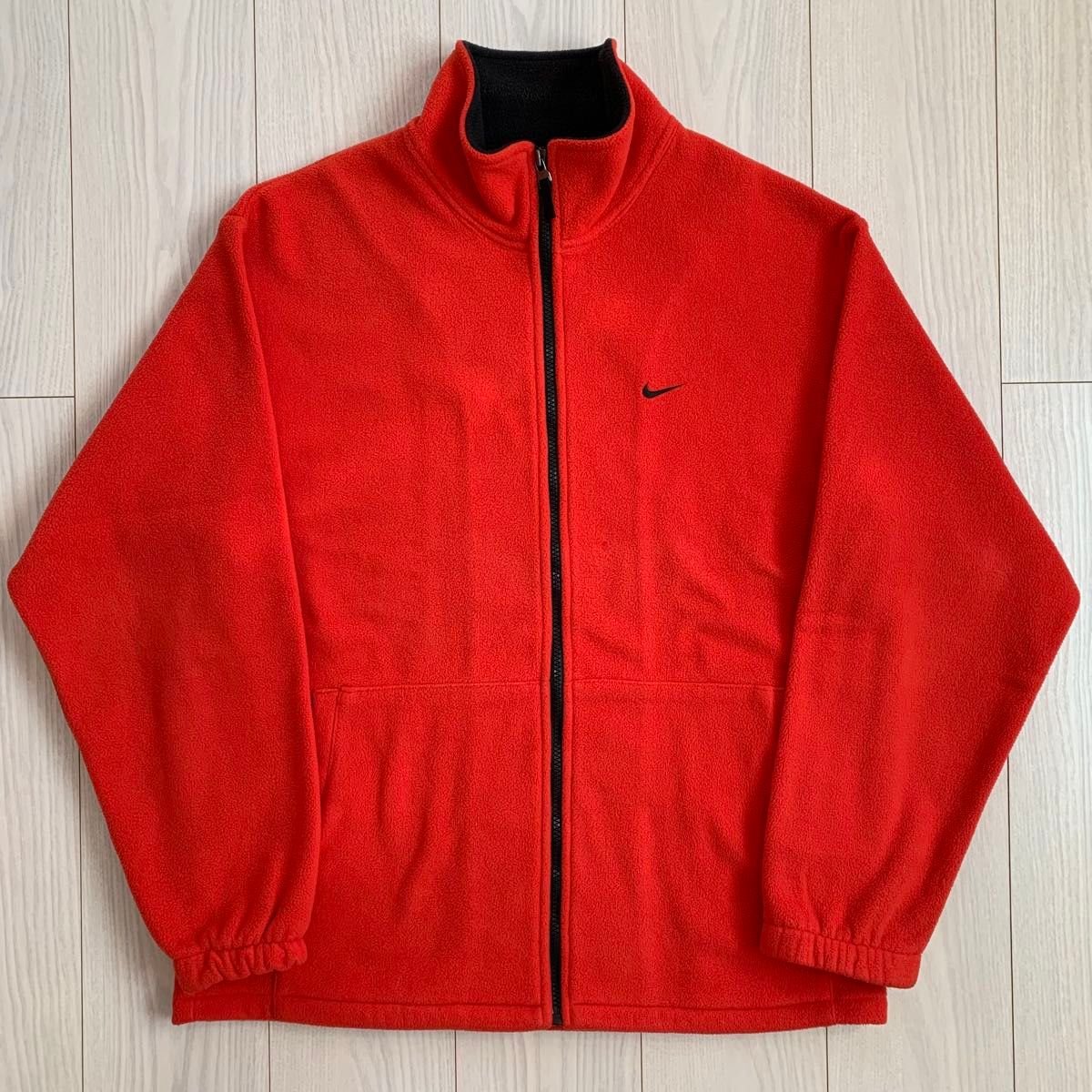 00s NIKE ナイキ スウッシュ 刺繍ロゴ フルジップ フリース 00s NIKE ナイキ スウッシュ 刺繍ロゴ フルジップ フリース