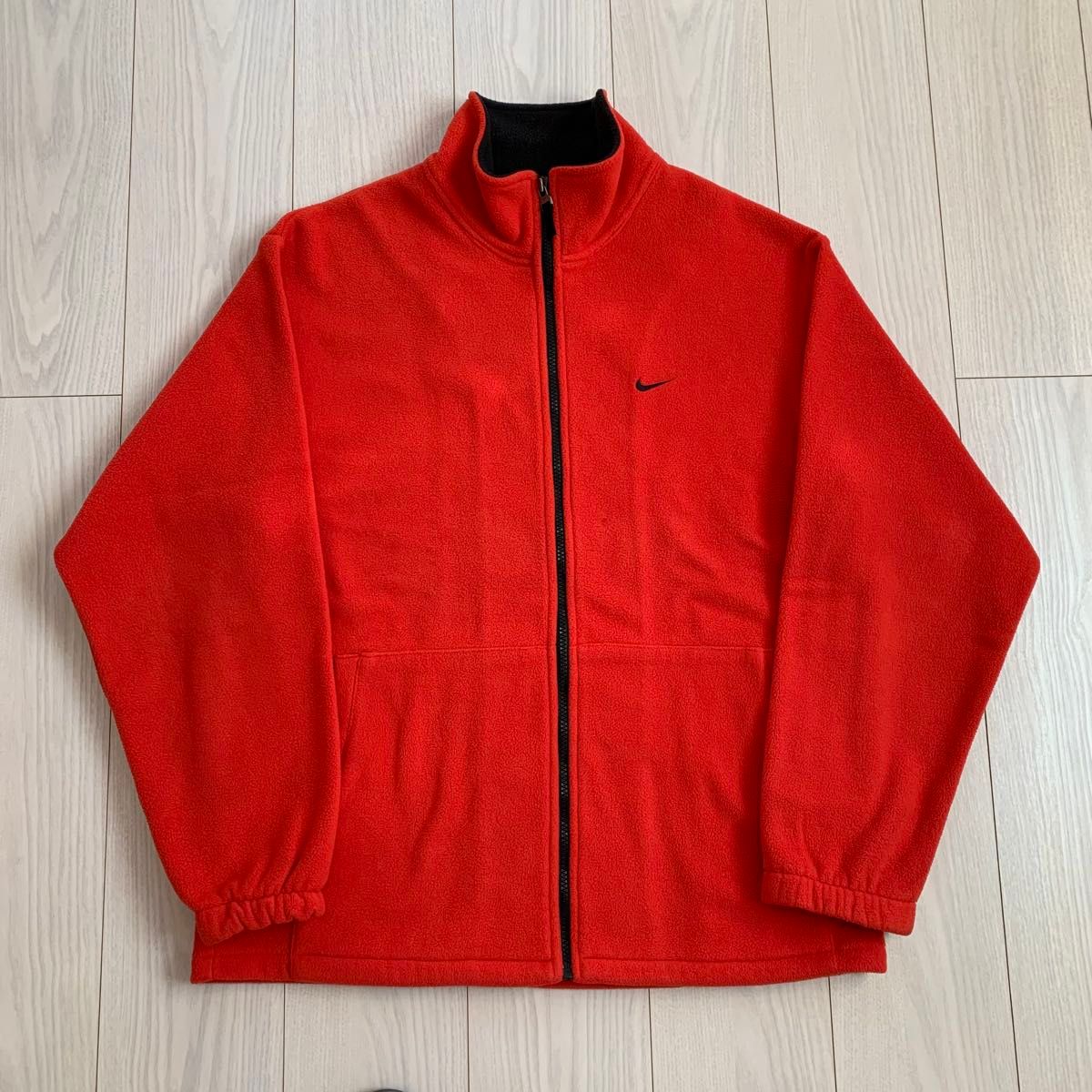 00s NIKE ナイキ スウッシュ 刺繍ロゴ フルジップ フリース 00s NIKE ナイキ スウッシュ 刺繍ロゴ フルジップ フリース