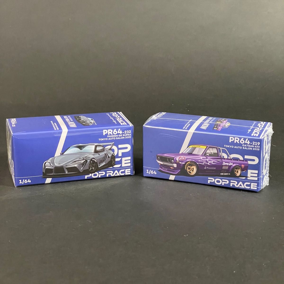 1/64 POP RACE東京オートサロン限定 2台セット スープラ 1/64 POP RACE東京オートサロン限定 2台セット スープラ