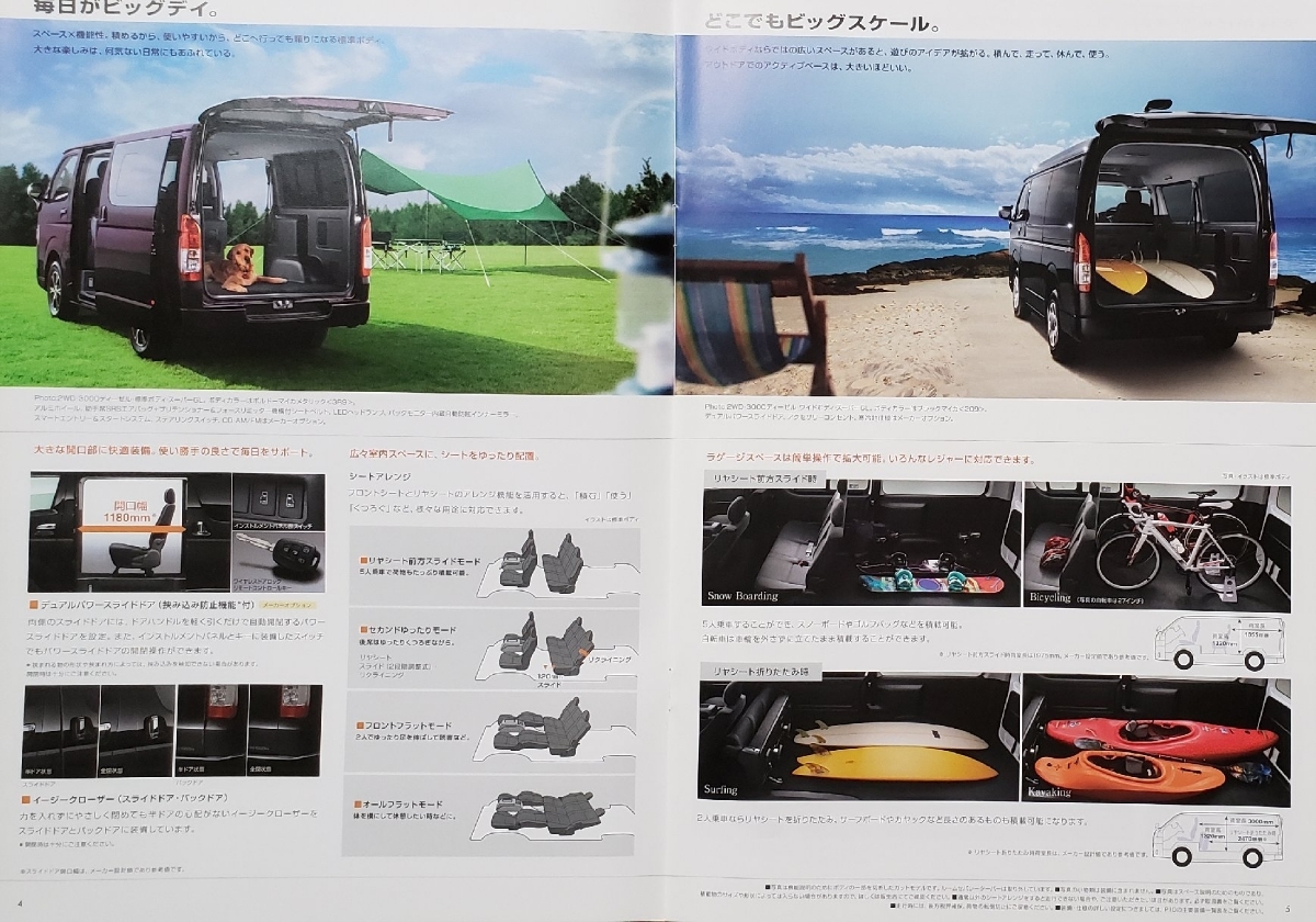 トヨタ　レジアスエース　スーパーGL 2014年12月　カタログ　アクセサリーカタログ　オーディオナビカタログ　REGIUS ACE SUPER GL_画像3
