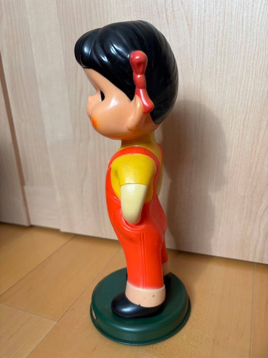 首振り人形 ペコちゃん 不二家 FUJIYA 昭和レトロ ぺこちゃん首 首振り人形 ペコちゃん 不二家 FUJIYA 昭和レトロ ぺこちゃん首