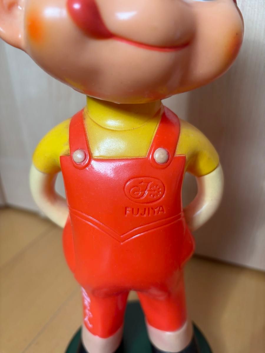 首振り人形 ペコちゃん 不二家 FUJIYA 昭和レトロ ぺこちゃん首 首振り人形 ペコちゃん 不二家 FUJIYA 昭和レトロ ぺこちゃん首