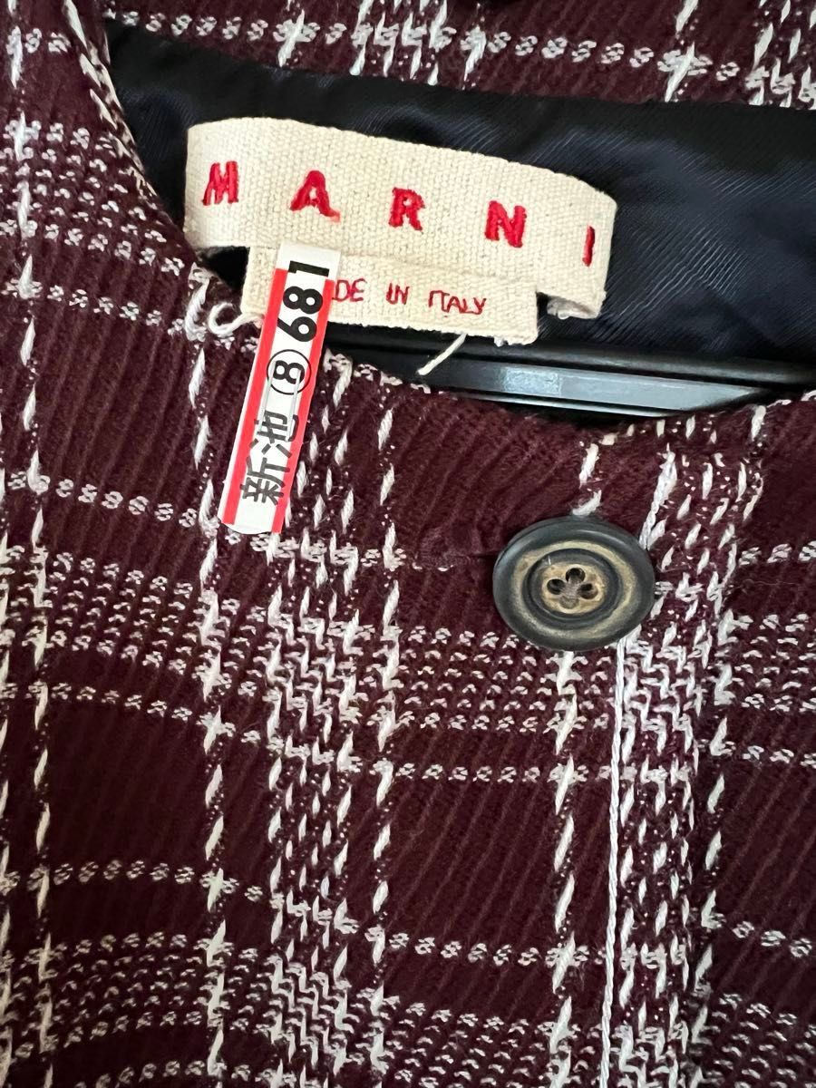 MARNI マルニ チェックフードコート美品|Yahoo!フリマ(旧 MARNI マルニ チェックフードコート美品|Yahoo!フリマ(旧