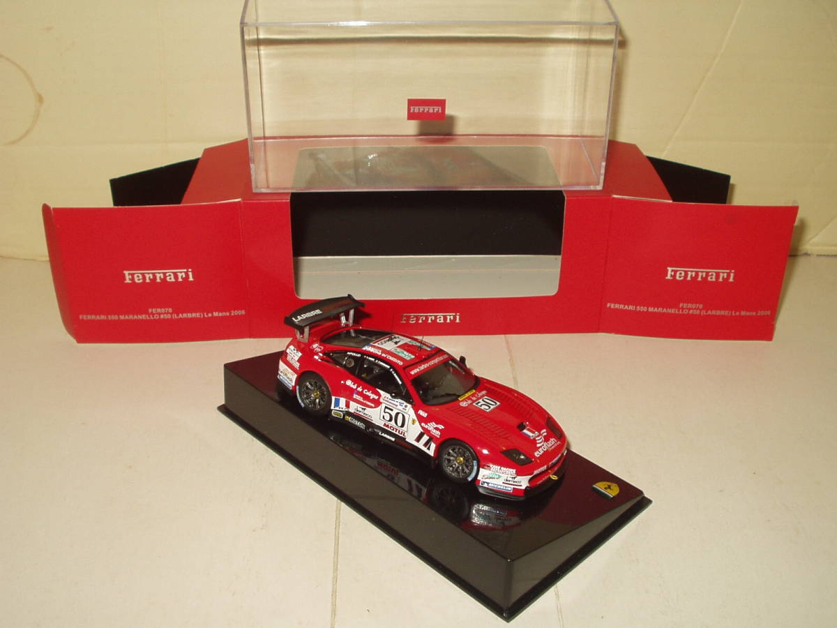 ixo Ferrari 550 Maranello #50 Le Mans 2006 / フェラーリ箱 イクソ 2006ルマン フェラーリ 550 マラネロ #50 ( 1:43 )の画像3