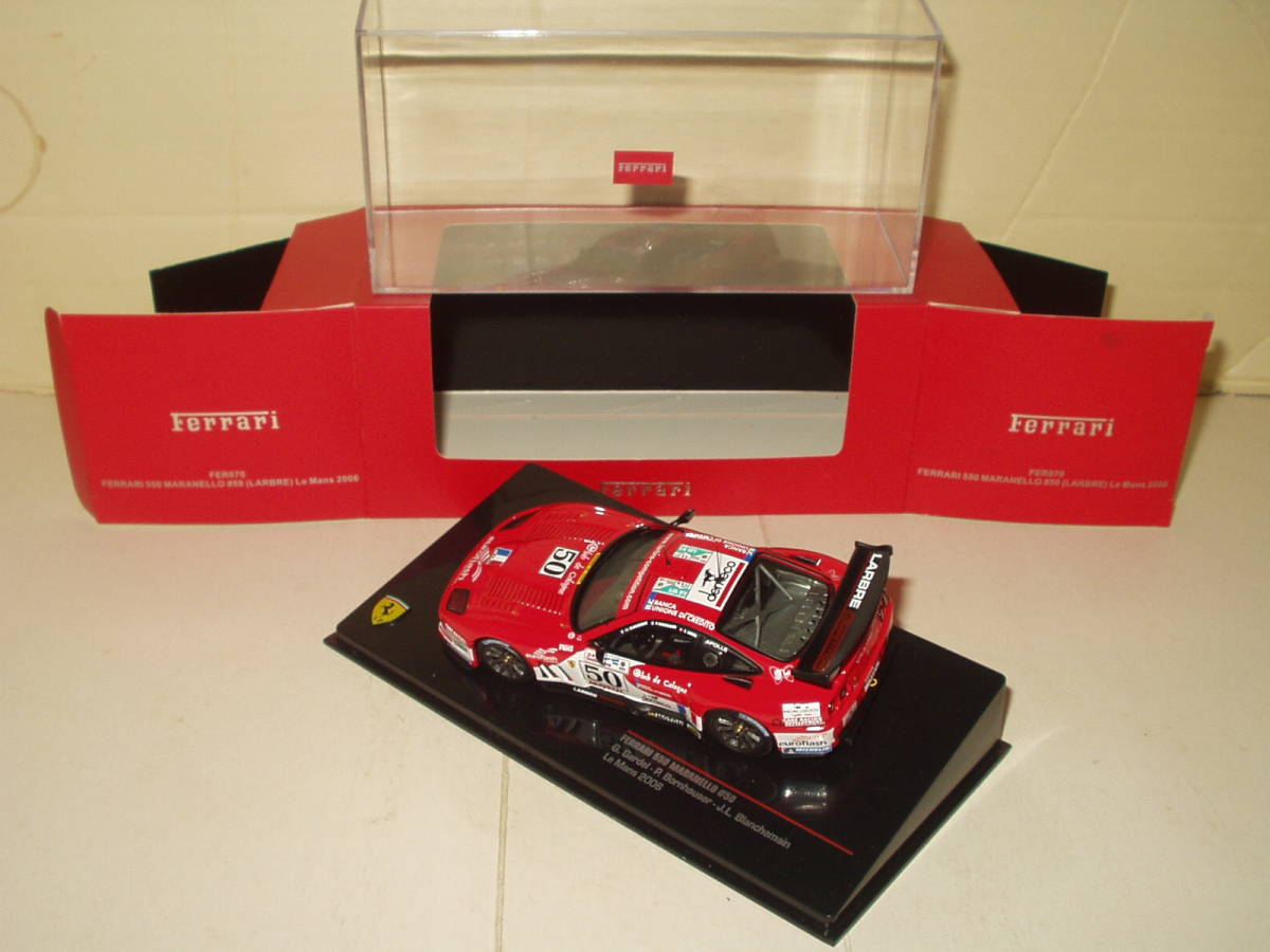 ixo Ferrari 550 Maranello #50 Le Mans 2006 / フェラーリ箱 イクソ 2006ルマン フェラーリ 550 マラネロ #50 ( 1:43 )の画像4