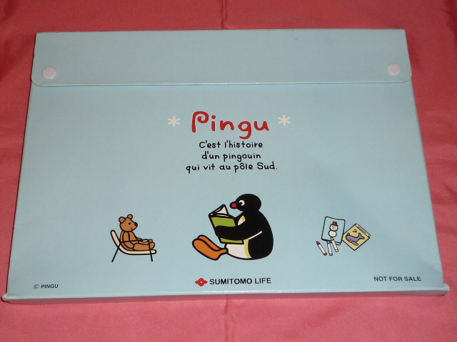 激レア！住友生命 ＰＩＮＧＵ ピングー＆ピンガ 書類 ファイルケース (非売品)_画像1