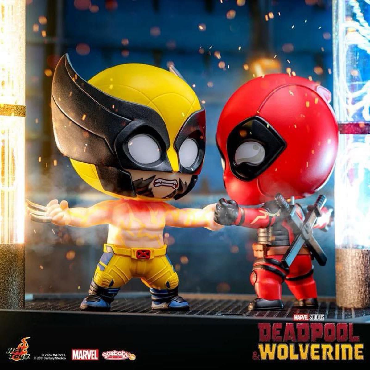 ホットトイズ コスベイビー デッドプール&ウルヴァリン 2体 ホットトイズ コスベイビー デッドプール&ウルヴァリン 2体