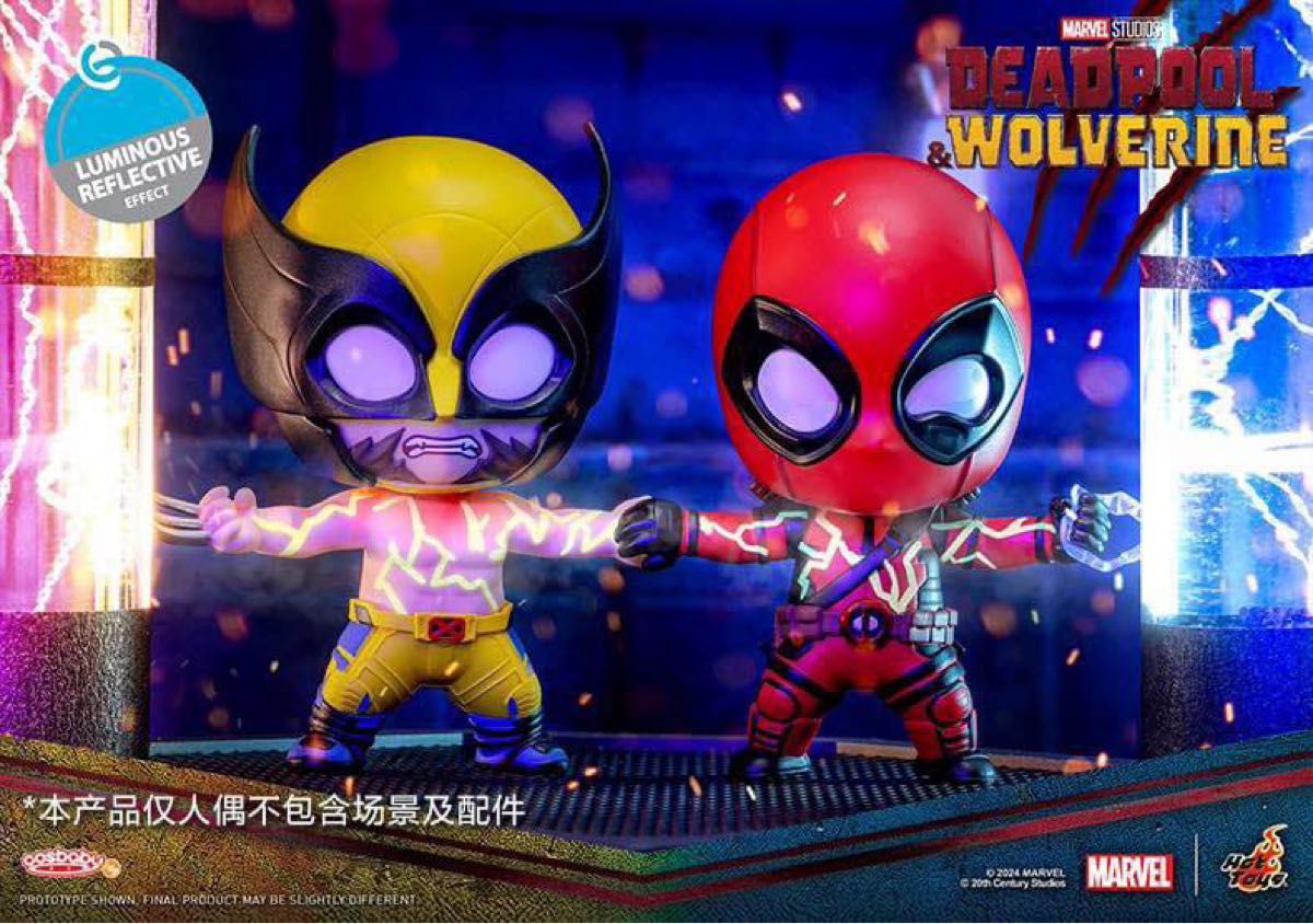 ホットトイズ コスベイビー デッドプール&ウルヴァリン 2体 ホットトイズ コスベイビー デッドプール&ウルヴァリン 2体