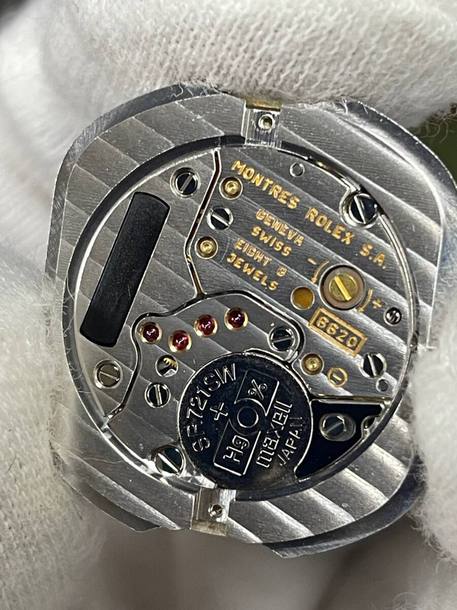 可動品】Rolex ロレックス クォーツ ムーブメント Cal.6620 風防 可動品】Rolex ロレックス クォーツ ムーブメント Cal.6620 風防