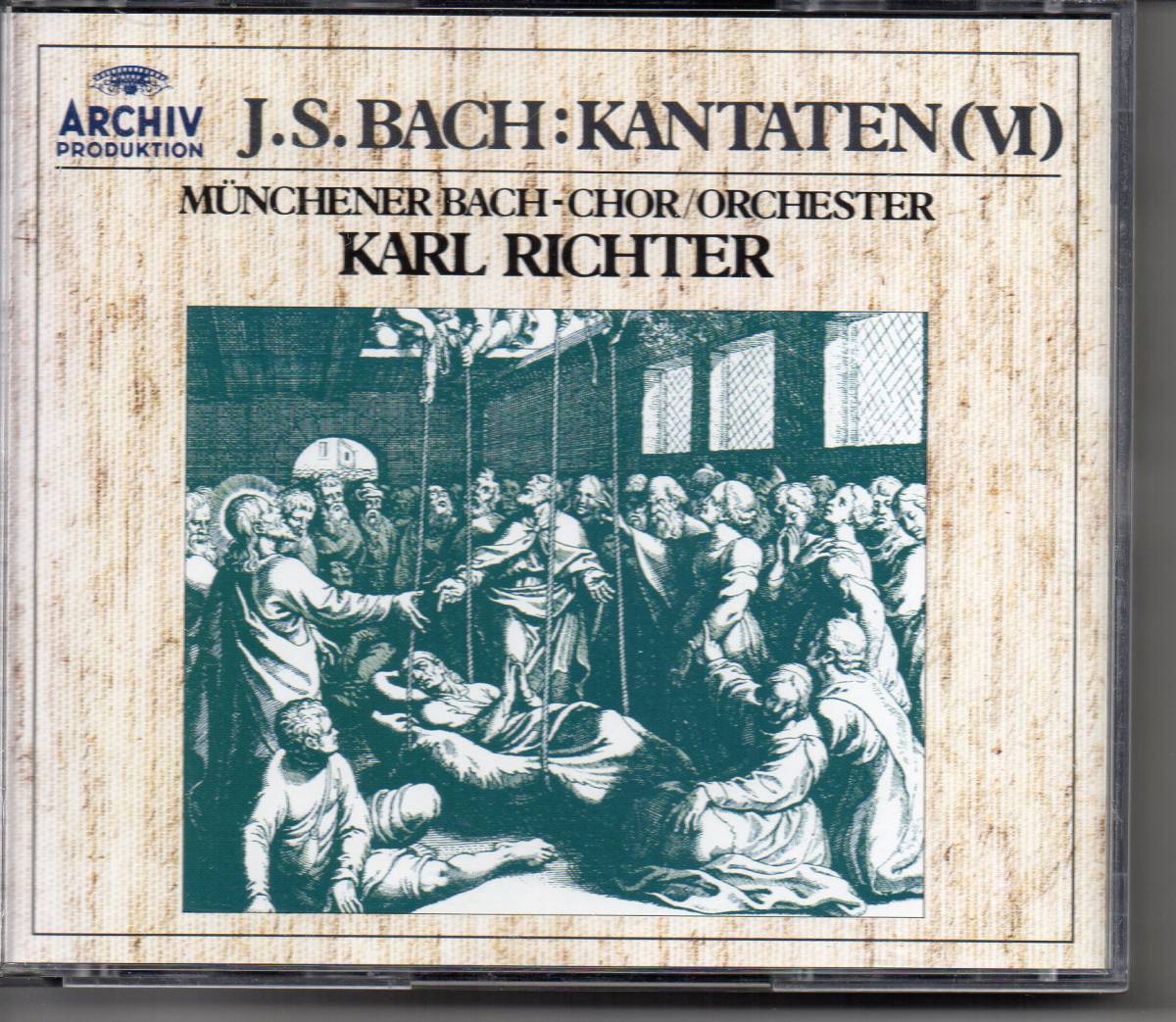 ARCHIVPRODUKTION・J.S.BACH：KANTATEN(Ⅵ)25枚組CD20・CD21・CD22発送は郵便のゆうパケットです全国送料無料お問い合わせ番号あります 