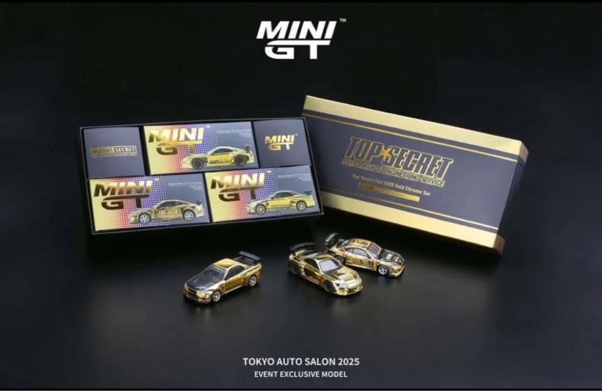 東京オートサロン2025 会場限定 TOP SECRET MINI GT クローム 3 東京オートサロン2025 会場限定 TOP SECRET MINI GT クローム 3