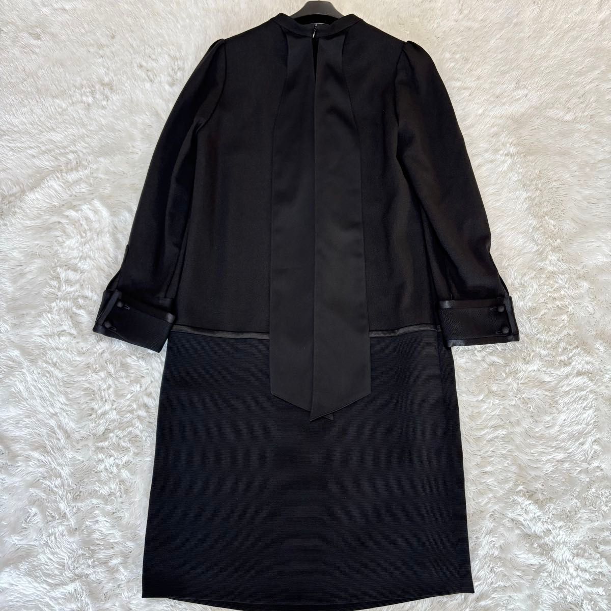 SOIR PERLE by AKIRA NAKA ワンピース ノーカラージャケット SOIR PERLE by AKIRA NAKA ワンピース ノーカラージャケット
