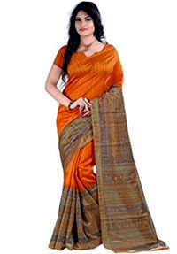 インドの民族衣装サリー レーヨンだけどシルクテイスト アジアン エスニック コスプレ バングラデッシュ ネパール スリランカでも FU-SR208_画像1