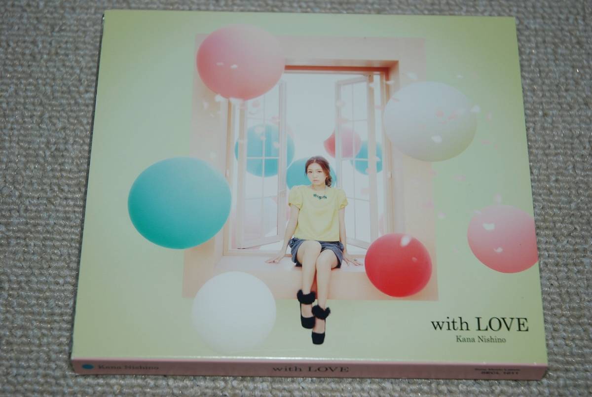 西野カナ CD「with LOVE」スリープケース付き_画像1