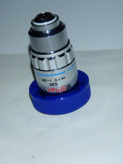 オリンパス　対物レンズ　ＭＳplan 50Ｘ 1　中古品 顕微鏡