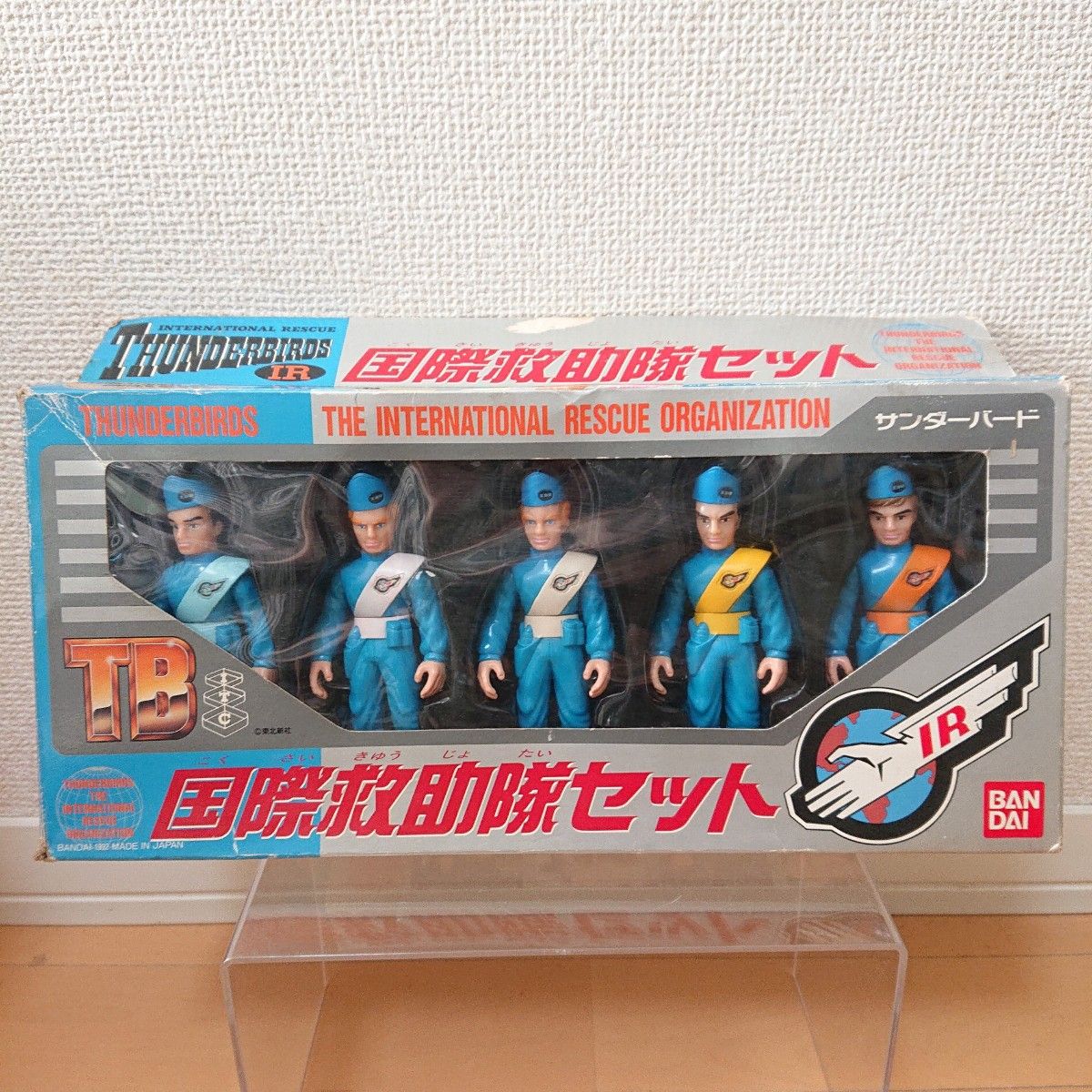 サンダーバード 国際救助隊セット 5体 ソフビフィギュア BANDAI サンダーバード 国際救助隊セット 5体 ソフビフィギュア BANDAI