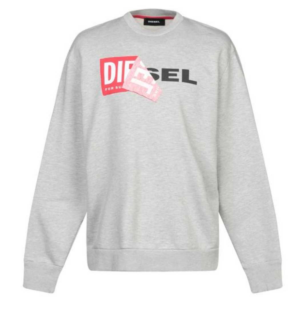 DIESEL プルオーバー トレーナー スウェット Lサイズ ボックスロゴ トレーナー Supreme box logo 最高 ボックスロゴ