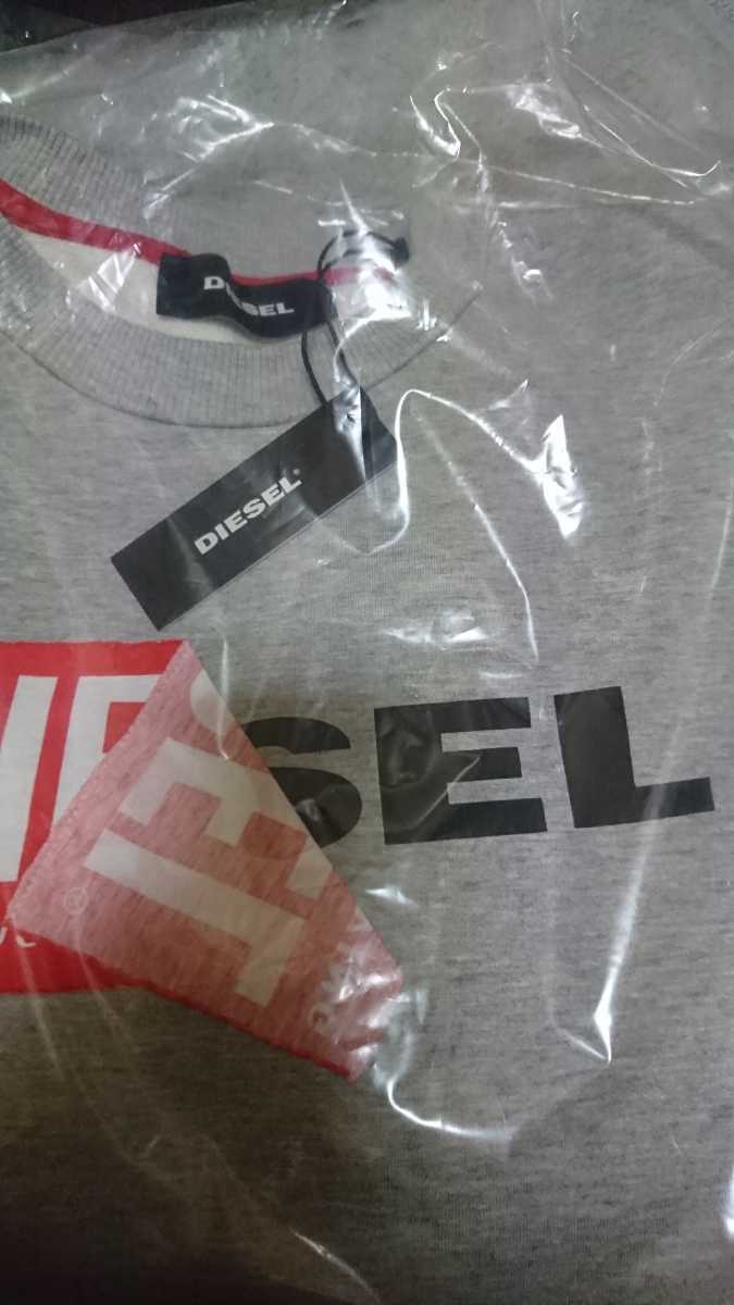 DIESEL プルオーバー トレーナー スウェット Lサイズ ボックスロゴ