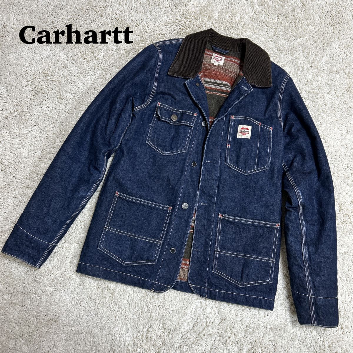 入手困難】Carhartt 復刻 ハートタグ ステートコート デニム 入手困難】Carhartt 復刻 ハートタグ ステートコート デニム