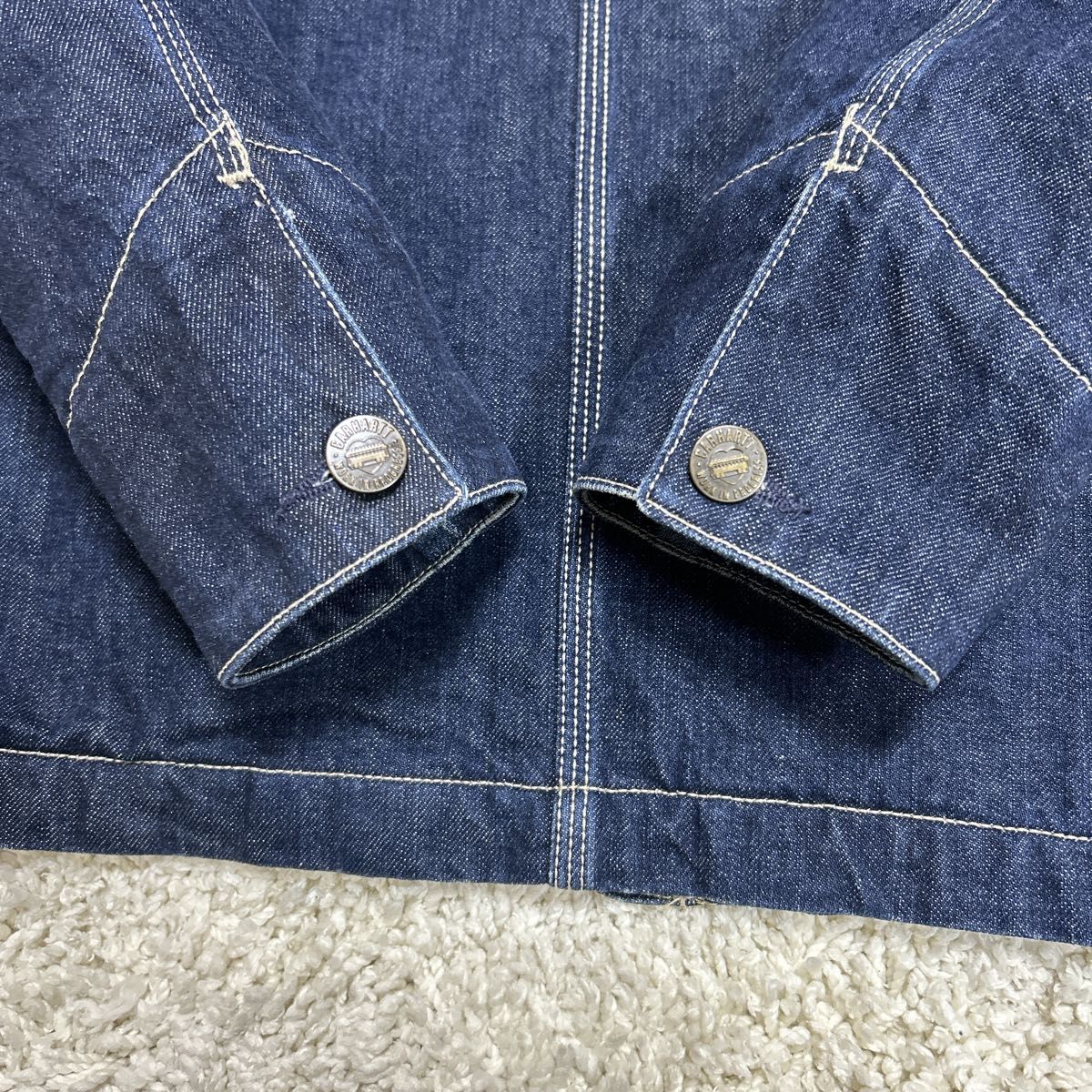 入手困難】Carhartt 復刻 ハートタグ ステートコート デニム 入手困難】Carhartt 復刻 ハートタグ ステートコート デニム