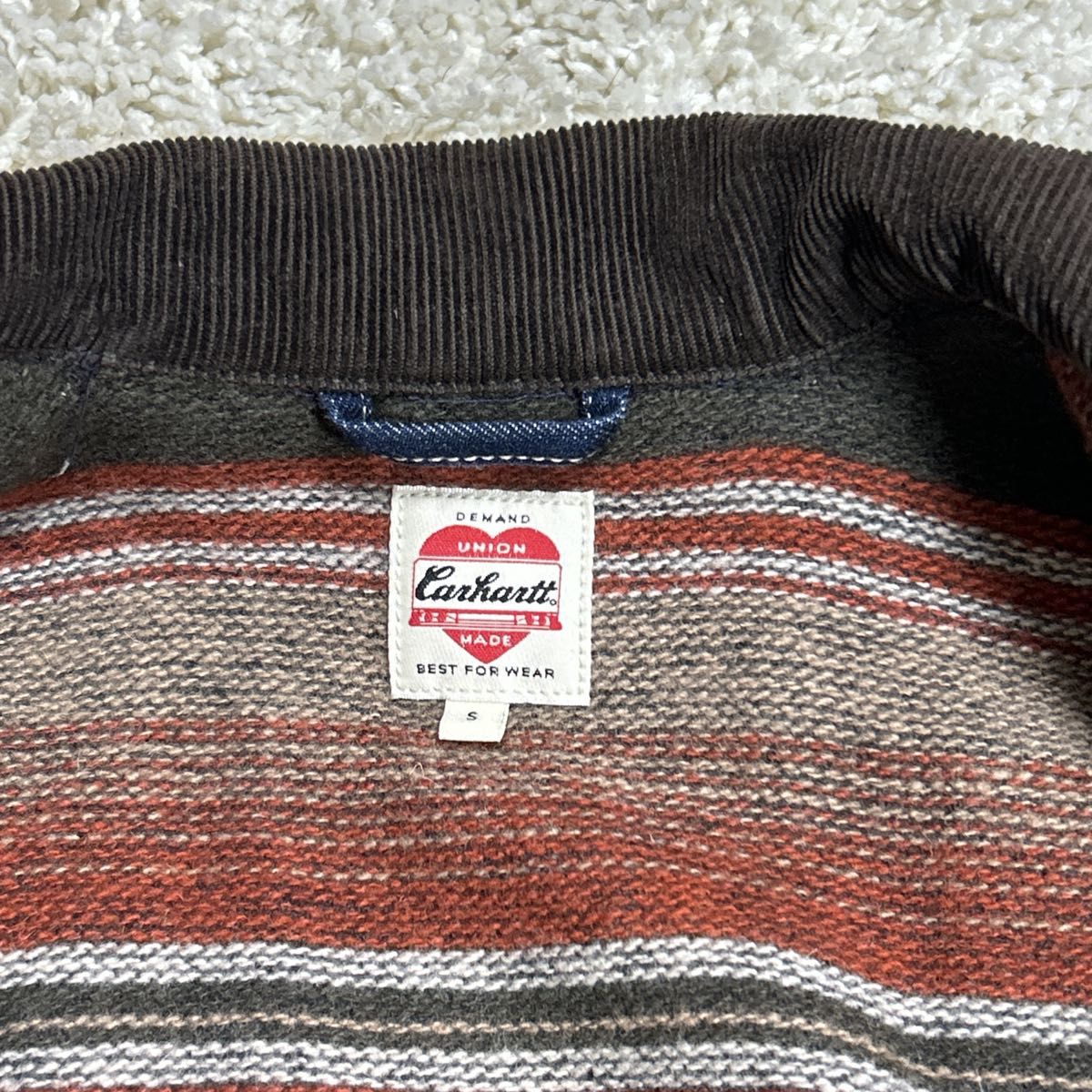 入手困難】Carhartt 復刻 ハートタグ ステートコート デニム 入手困難】Carhartt 復刻 ハートタグ ステートコート デニム