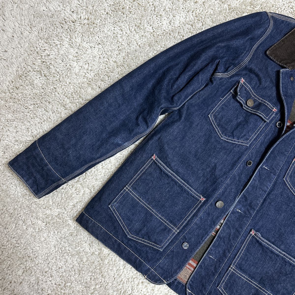 入手困難】Carhartt 復刻 ハートタグ ステートコート デニム 入手困難】Carhartt 復刻 ハートタグ ステートコート デニム