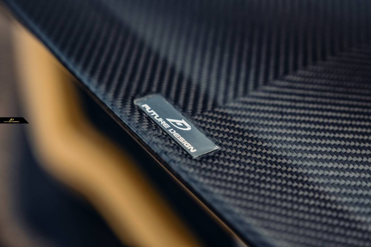 【FUTURE DESIGN 正規品】Lamborghini ランボルギーニ Huracan ウラカン LP610-4 カーボン トランク用GTリアウィングー 本物DryCarbon _画像5