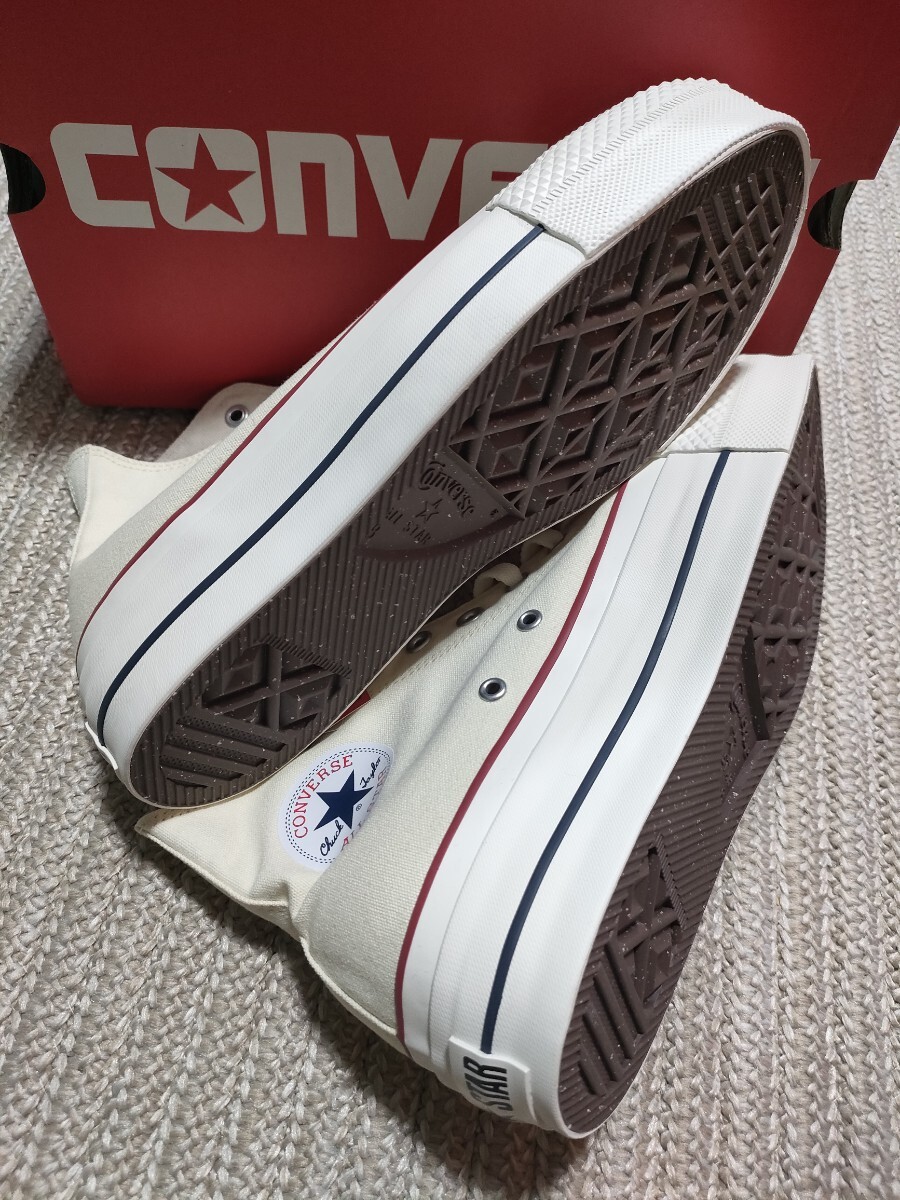  новый товар не использовался CONVERSE ALLSTAR HI LIFTED 27cm натуральный белый liftedo толщина низ Converse все Star - ikatto 