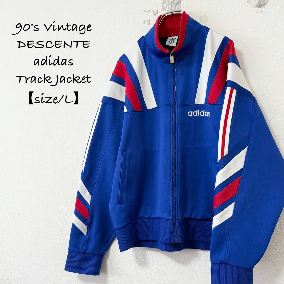美品 90s ヴィンテージ DESCENTE社製 adidas/アディダス 美品 90s ヴィンテージ DESCENTE社製 adidas/アディダス