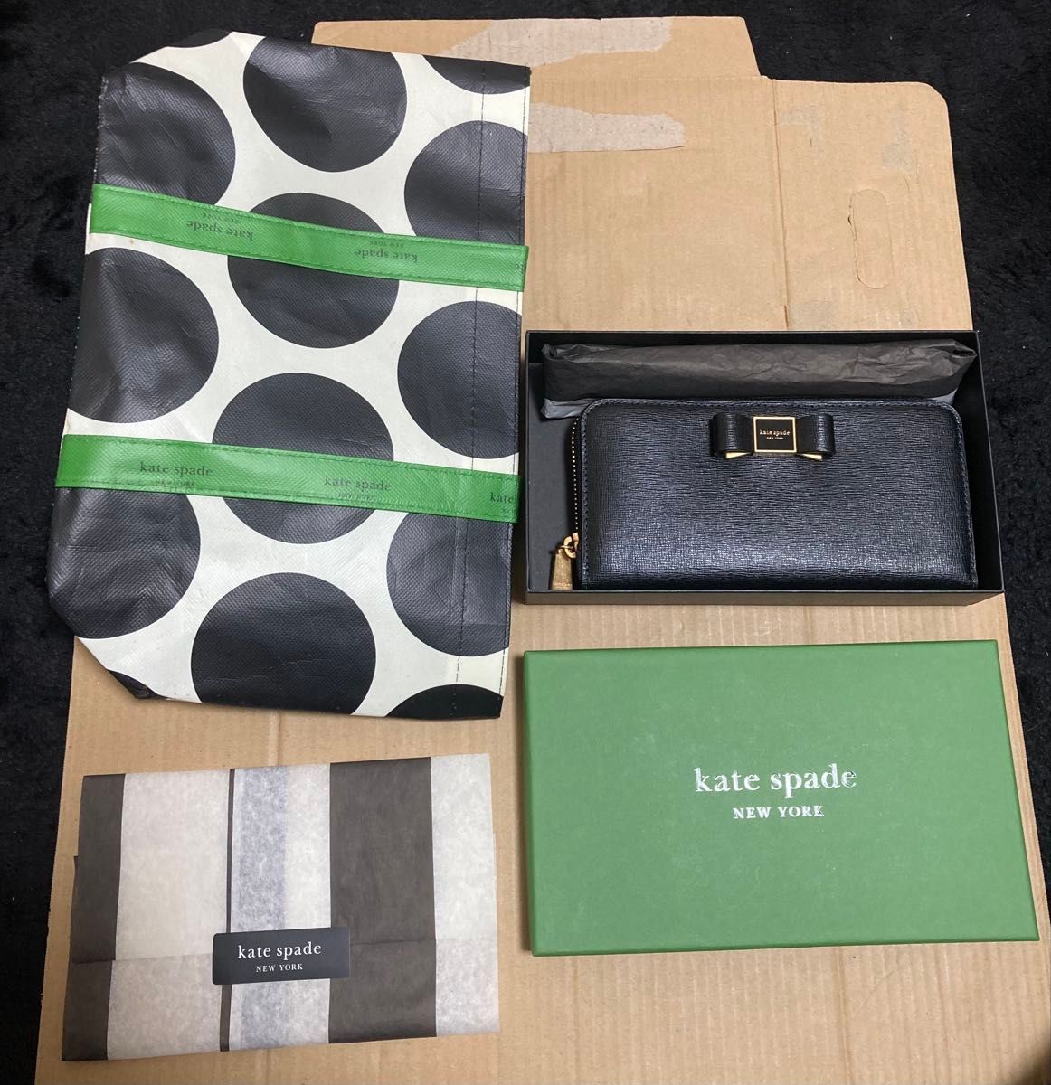 kate spade モーガン ボウ エンベリッシュ ジップアラウンド コンチネンタル ウォレット 長財布 財布