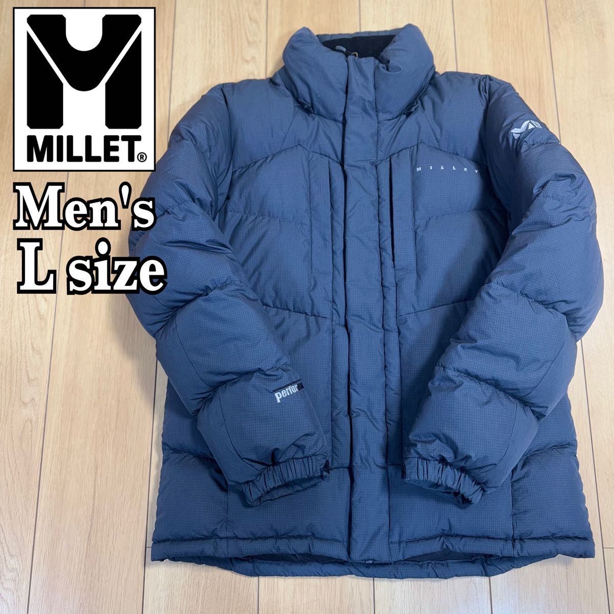 MILLET ミレー 海外限定 performance パフォーマーダウンジャケット グレー メンズ Lサイズ MILLET ミレー 海外限定 performance パフォーマーダウンジャケット グレー メンズ Lサイズ