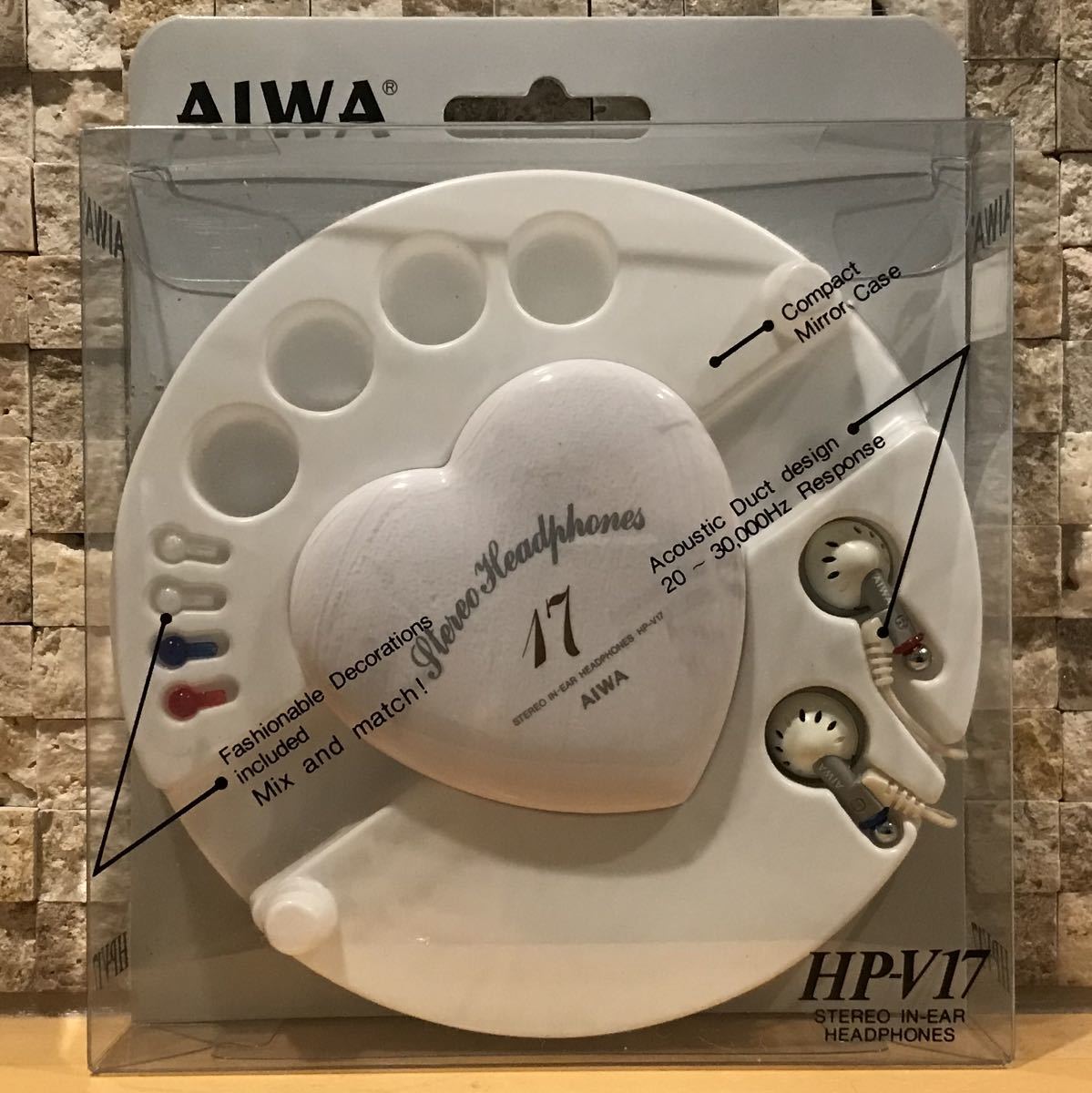 新品】Aiwa HP-V17 Mini Cologne ミニコロン ステレオ 新品】Aiwa HP-V17 Mini Cologne ミニコロン ステレオ