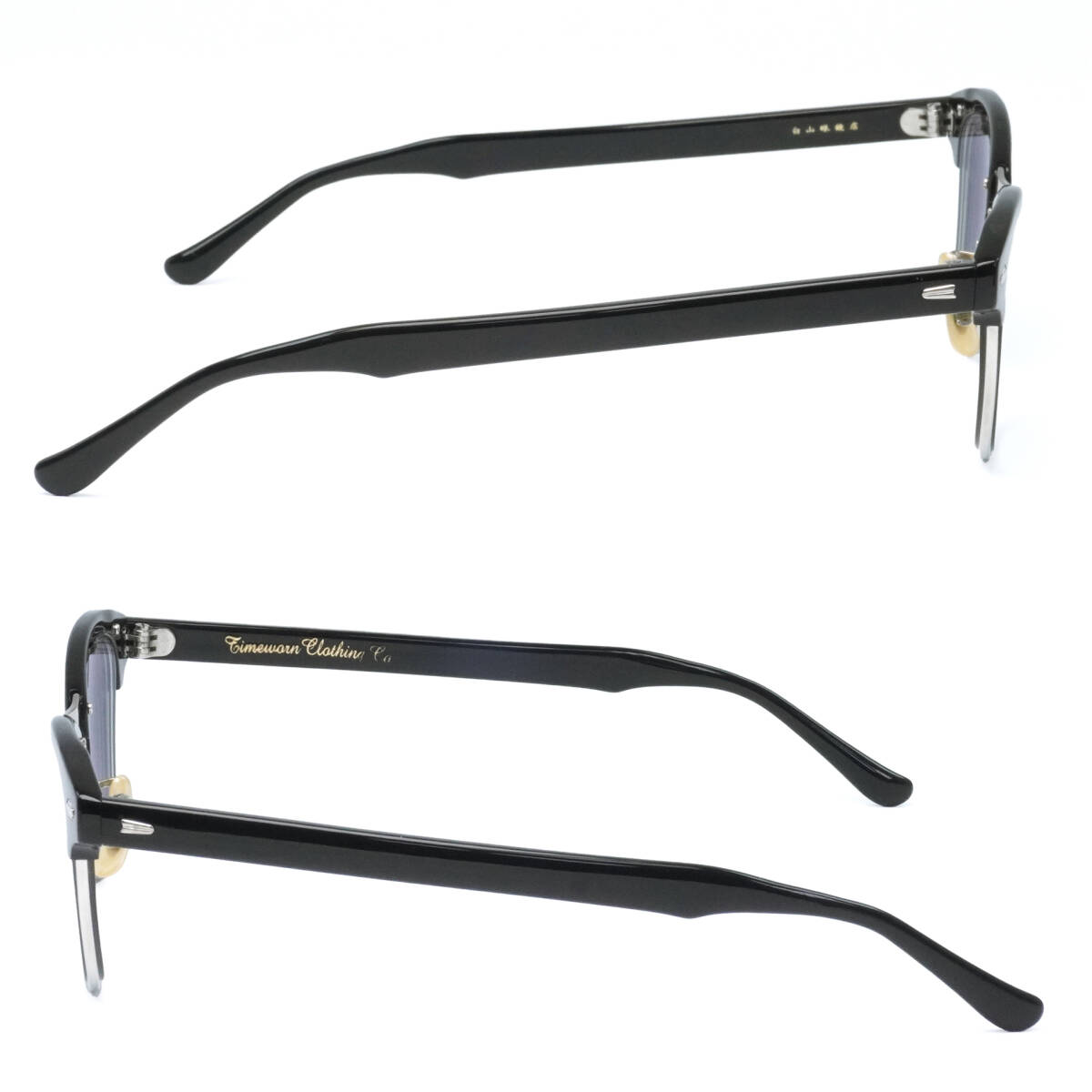 TIMEWORN CLOTHING × 白山眼鏡 レア ダブルネーム サングラス TIMEWORN CLOTHING × 白山眼鏡 レア ダブルネーム サングラス