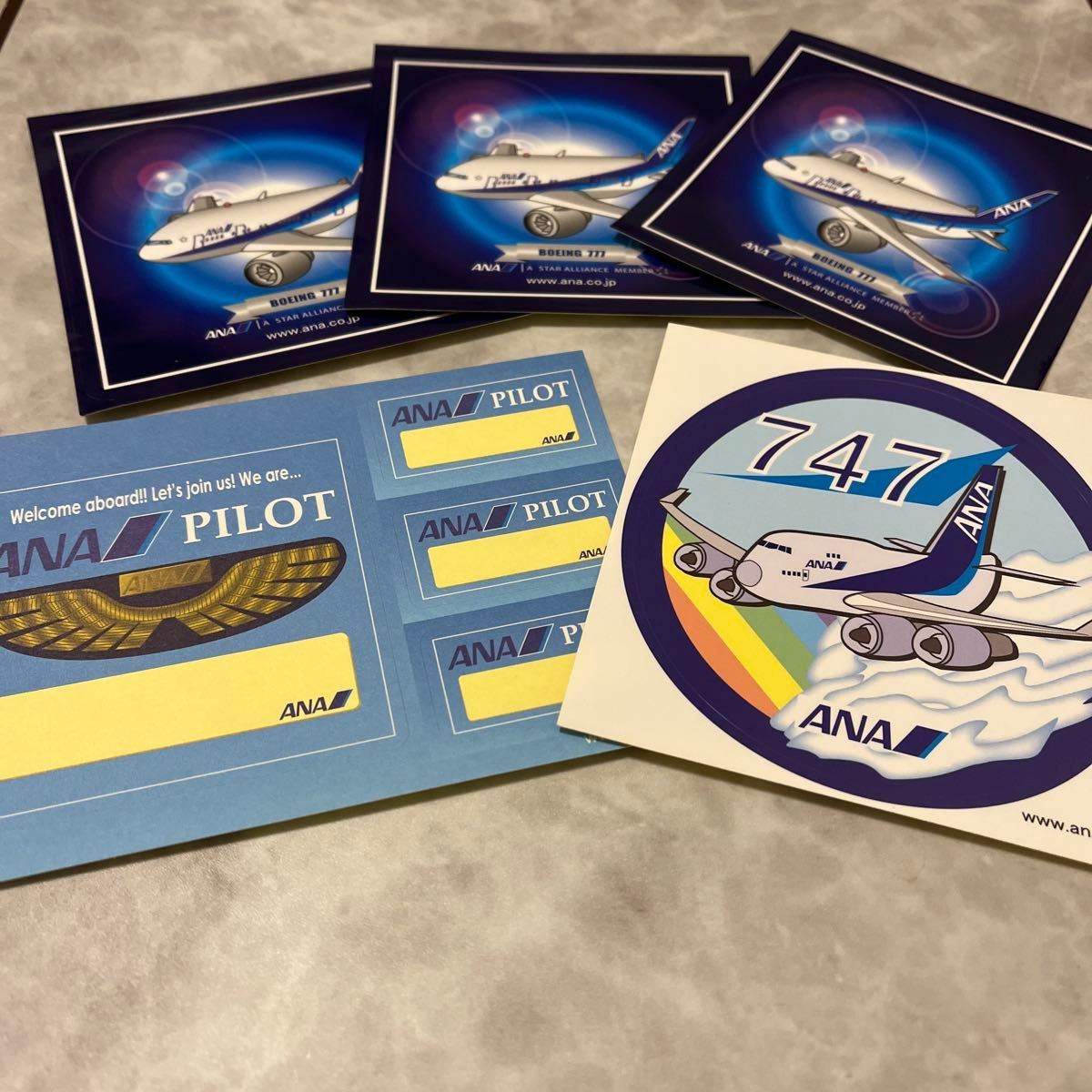 ANA全日空ステッカー シール 3種5枚セット 非売品|Yahoo!フリマ ANA全日空ステッカー シール 3種5枚セット 非売品|Yahoo!フリマ