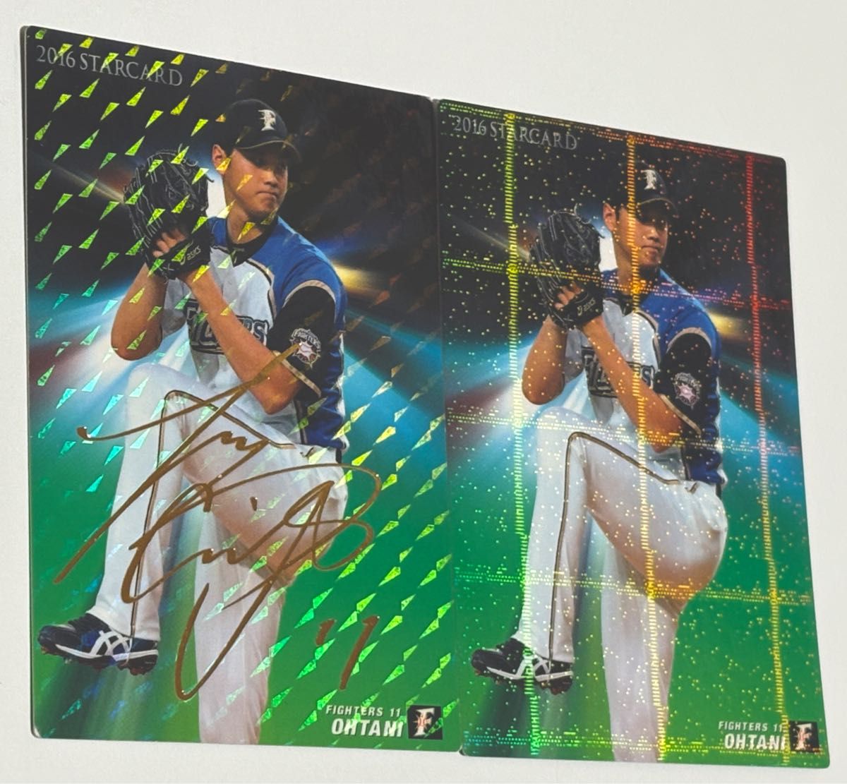 2016日本ハム【 カルビー プロ野球チップス】大谷翔平 ◎オールスターズ◎金 2016日ハム【カルビープロ野球チップス】大谷翔平 金サイン