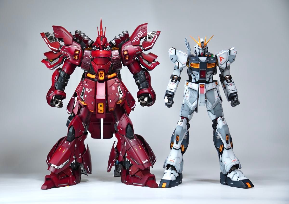 サザビー ver ka ニューガンダムver ka 逆襲のシャアセット 塗装 サザビー ver ka ニューガンダムver ka 逆襲のシャアセット 塗装