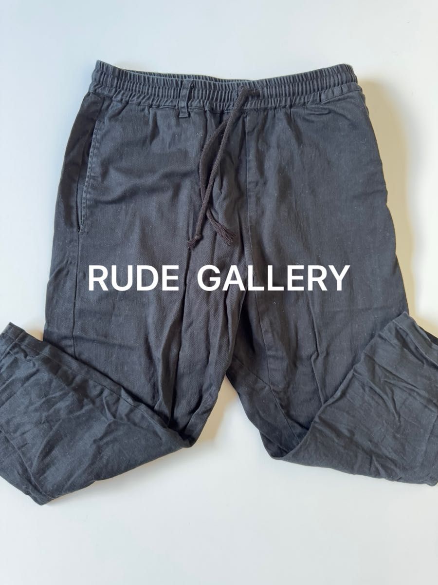 RUDE GALLERY LOGO TROUSERS サイズ4