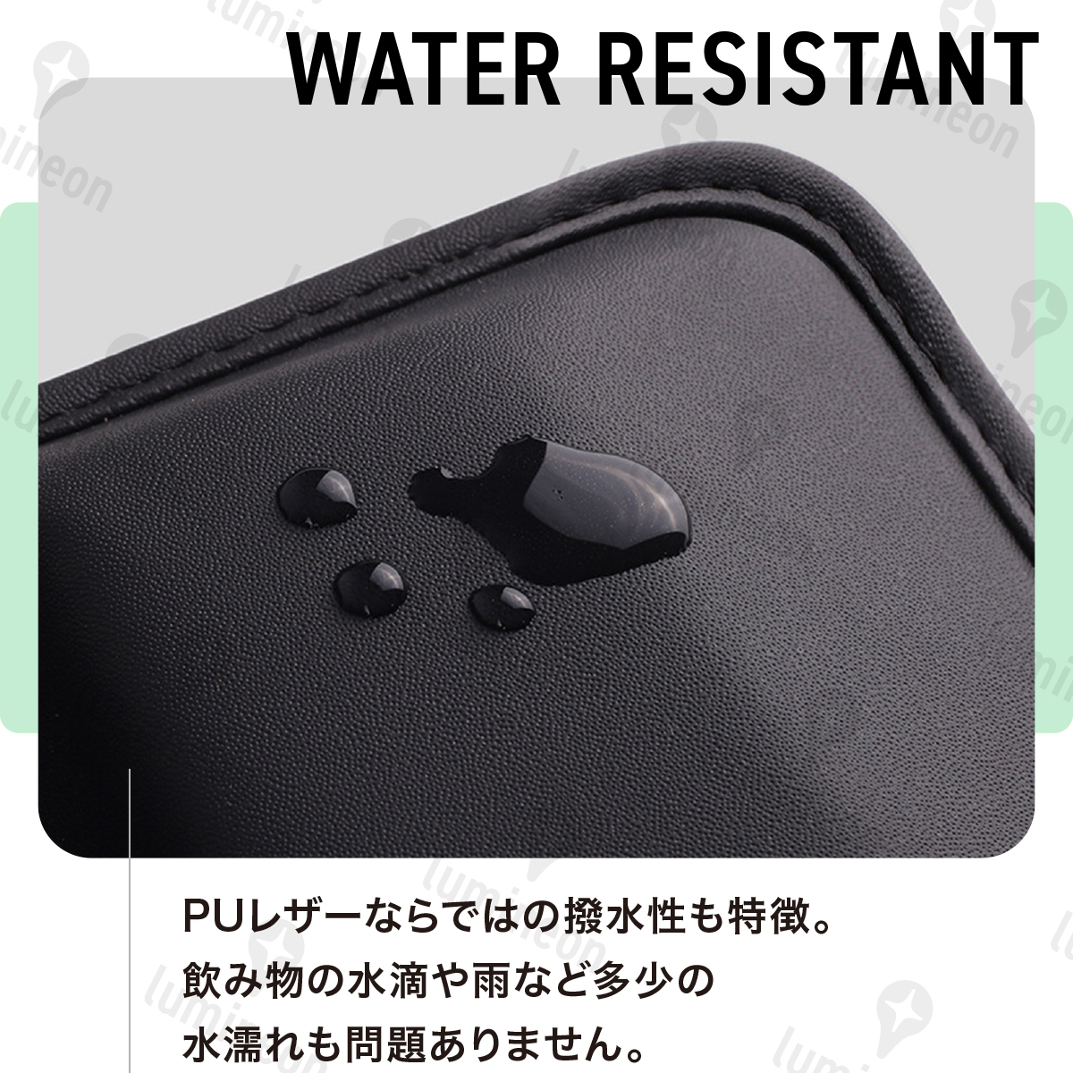 車 用 サイド ポケット 2點(diǎn) セット USB穴 シート 収納 隙間 ボックス クッション 運(yùn)転席 助手席 おしゃれ 荷物 小物入れ ゴミ箱 g183c 1