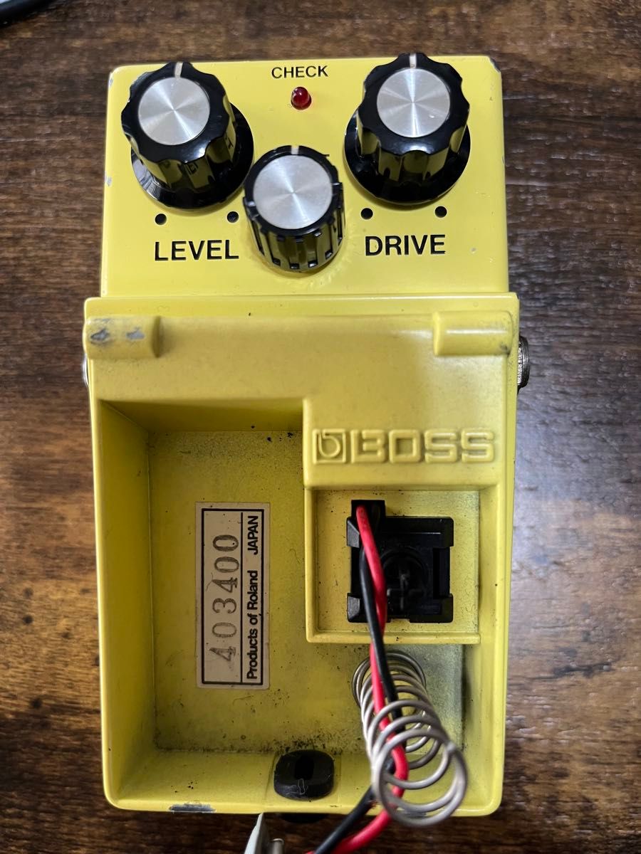 BOSS SD-1 三菱 5218 チップ1984年2月 日本製 BOSS SD-1 三菱 Mitsubishi 5218搭載 日本製|Yahoo!フリマ(旧