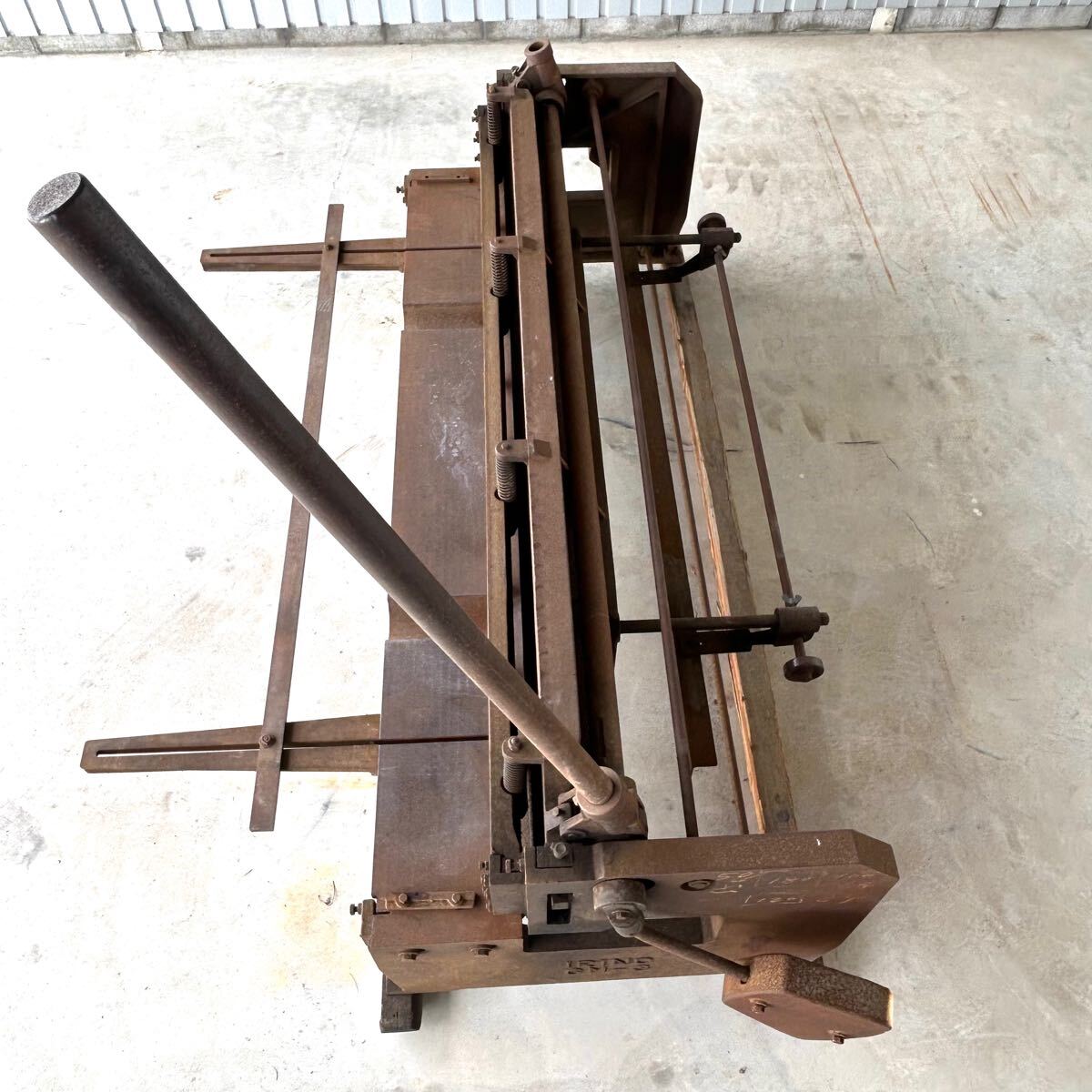 中古・完動品】福岡発 ツルミツ 山田得造商店 手動シャーリング 中古・完動品】福岡発 ツルミツ 山田得造商店 手動シャーリング