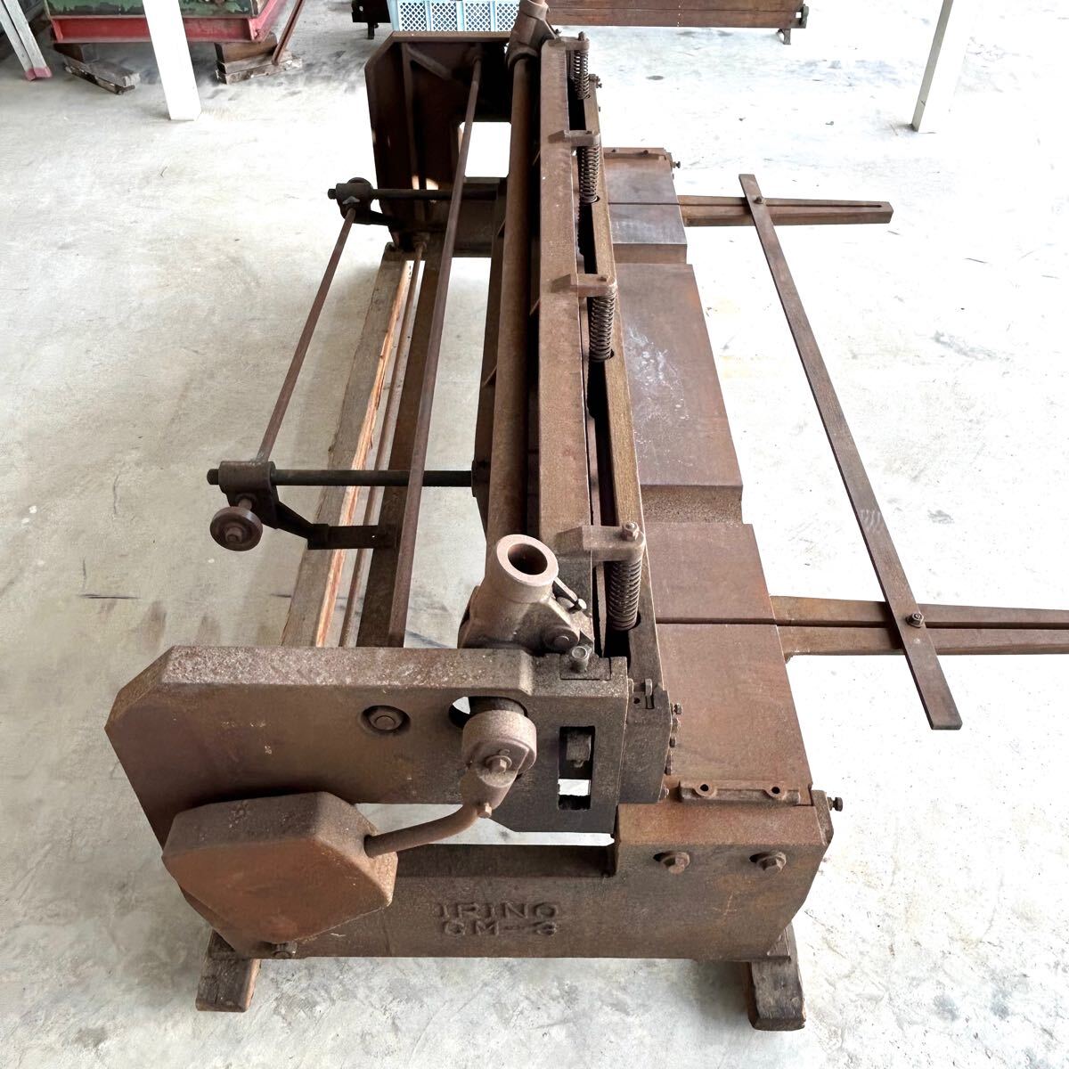 中古・完動品】福岡発 ツルミツ 山田得造商店 手動シャーリング 中古・完動品】福岡発 ツルミツ 山田得造商店 手動シャーリング