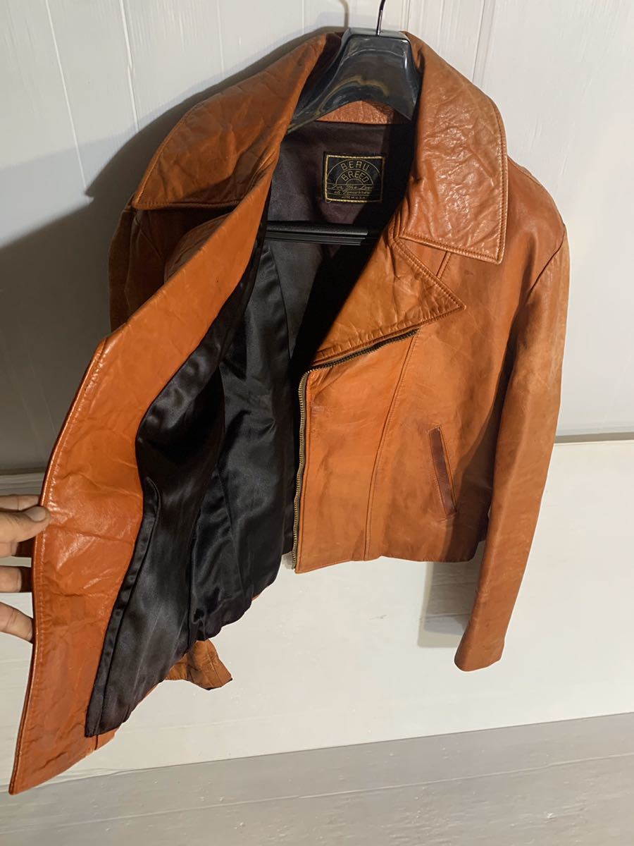 限定版 60s レザージャケット usa 70s ビンテージ vintage ライダース ...
