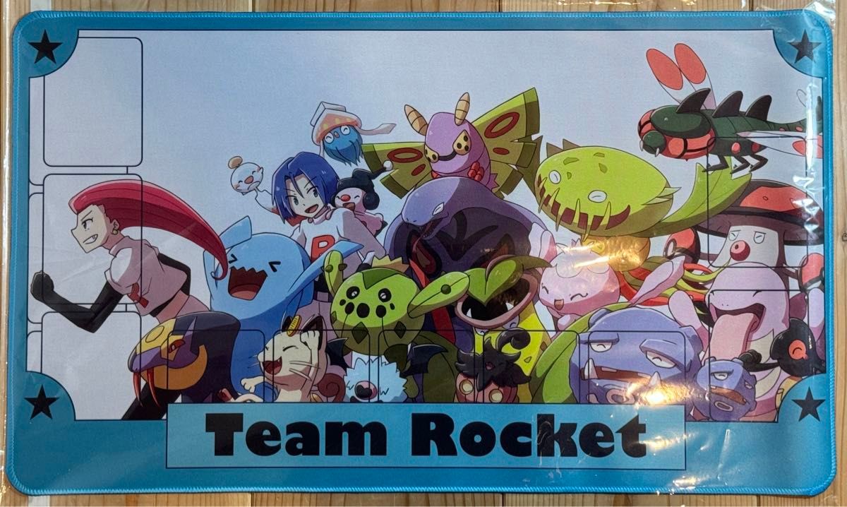 ポケモン 厚め ロケット団 ラバー プレイマット フレーム付き ポケモン 厚め ロケット団 ラバー プレイマット フレーム付き