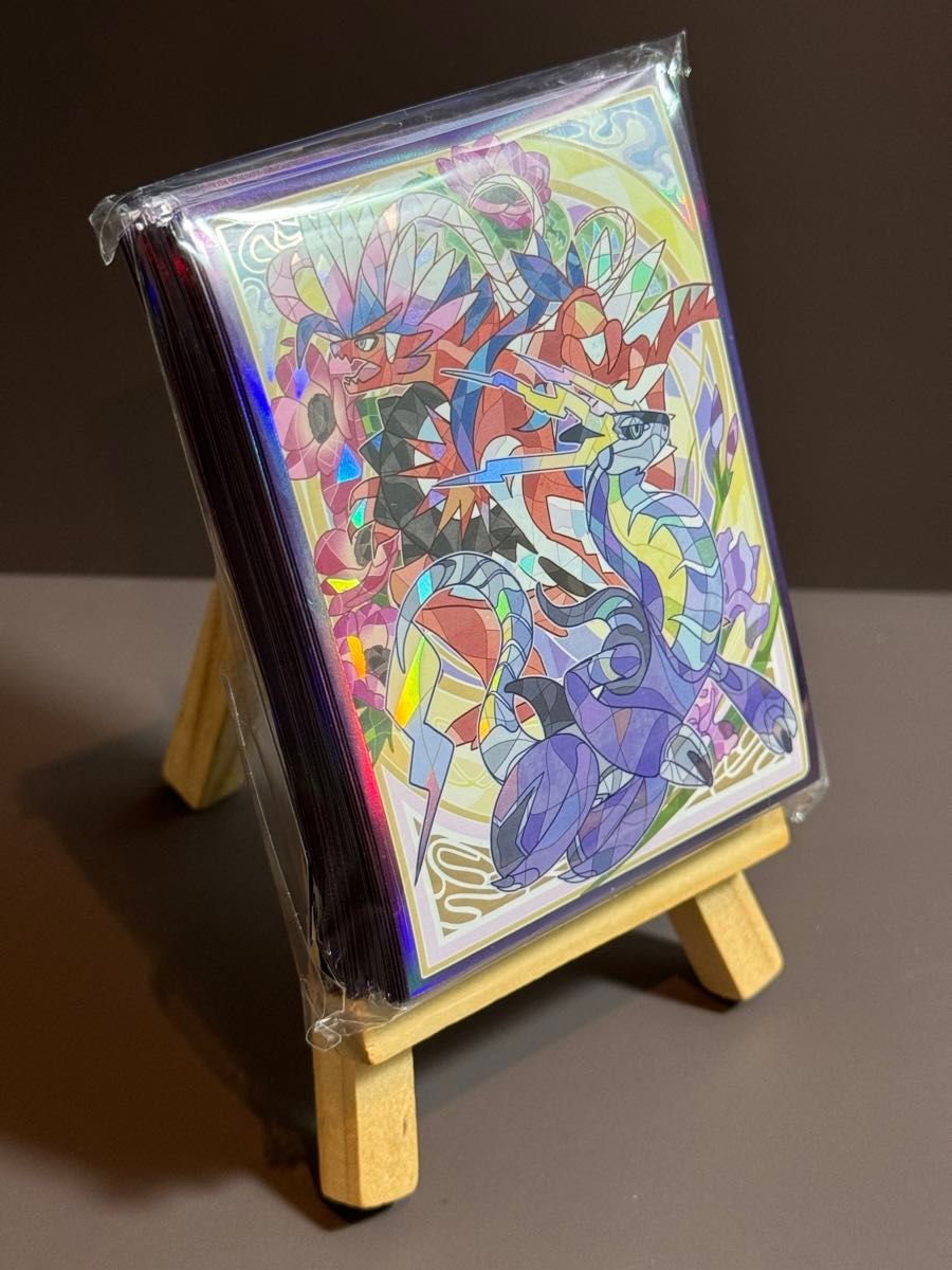 ポケモン コライドン ミライドン ステンドグラス デッキシールド ポケモン コライドン ミライドン ステンドグラス デッキシールド